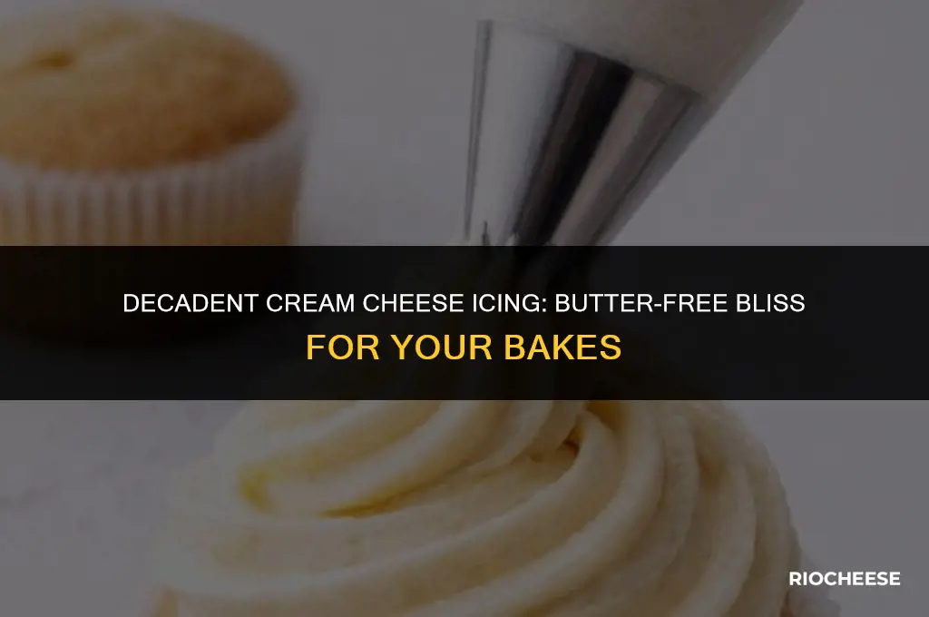 how to make cream cheese icing without butter