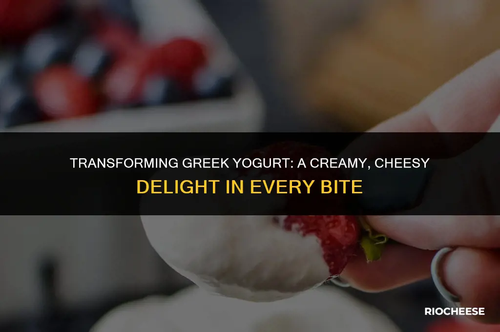 how to make greek yogurt taste like cream cheese