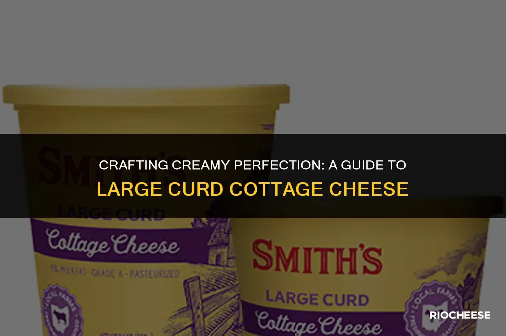 how to make large curd cottage cheese