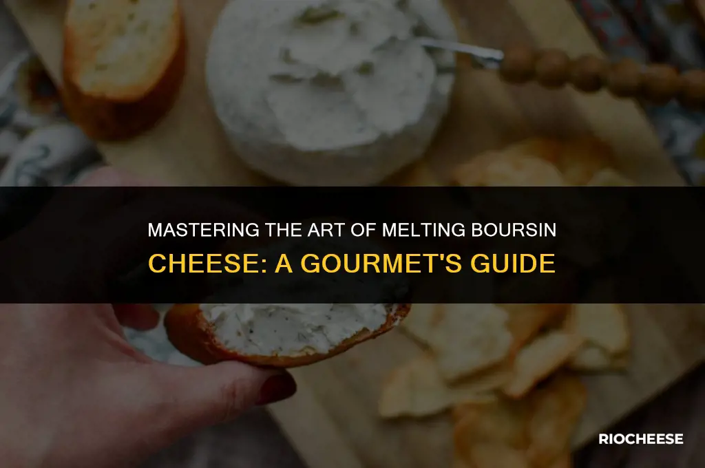how to melt boursin cheese