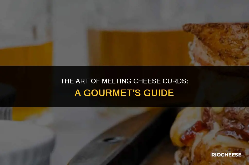 how to melt cheese curds