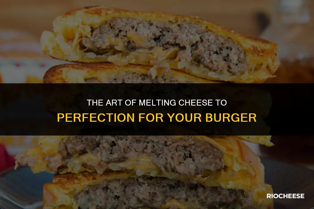 how to melt cheese for burger