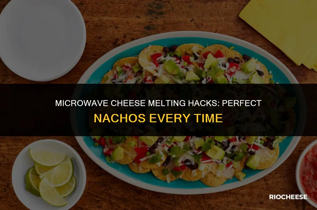 how to melt cheese in the microwave for nachos