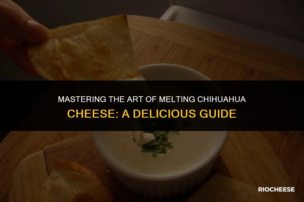 how to melt chihuahua cheese