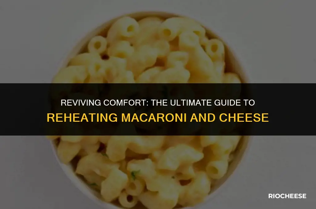 how to reheat macaroni and cheese