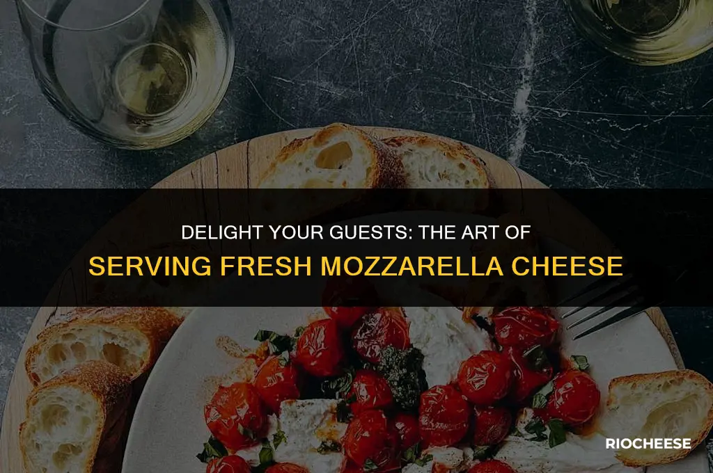 how to serve fresh mozzarella cheese