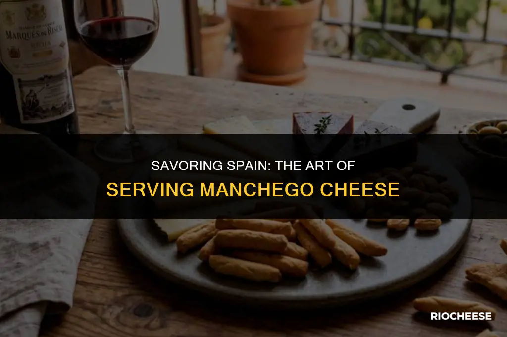 how to serve manchego cheese
