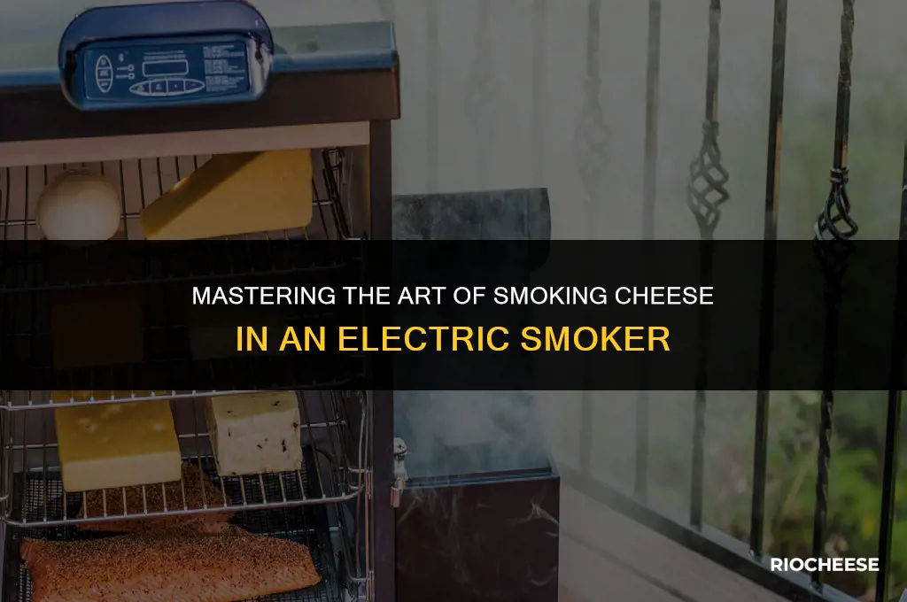 how to smoke cheese electric smoker