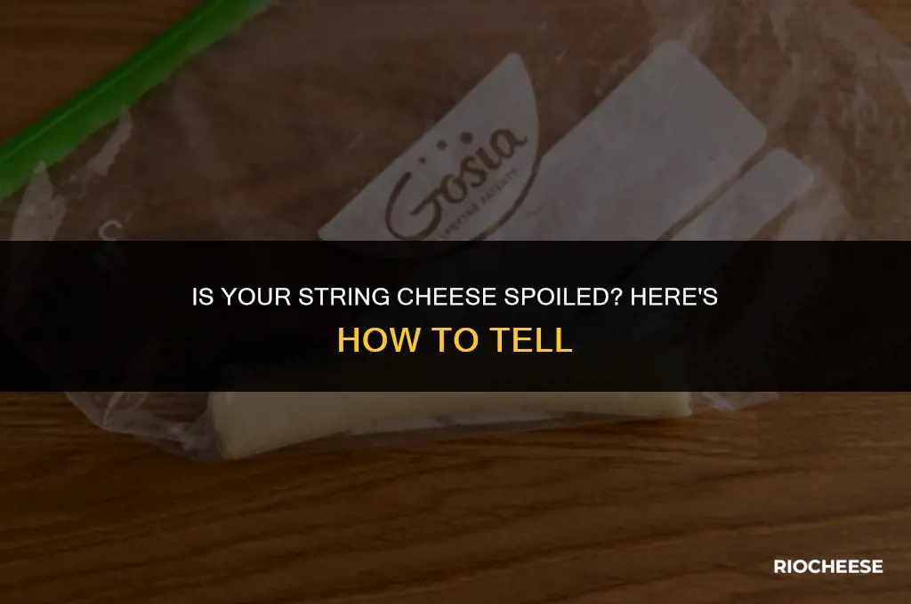 how to tell if string cheese is bad