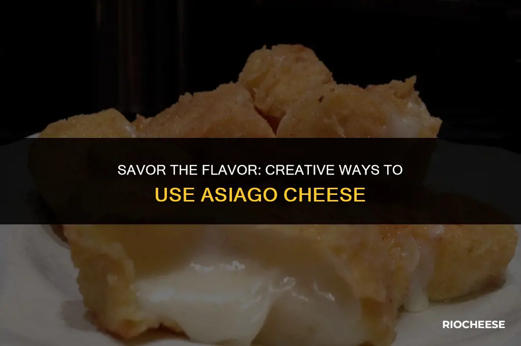 how to use asiago cheese