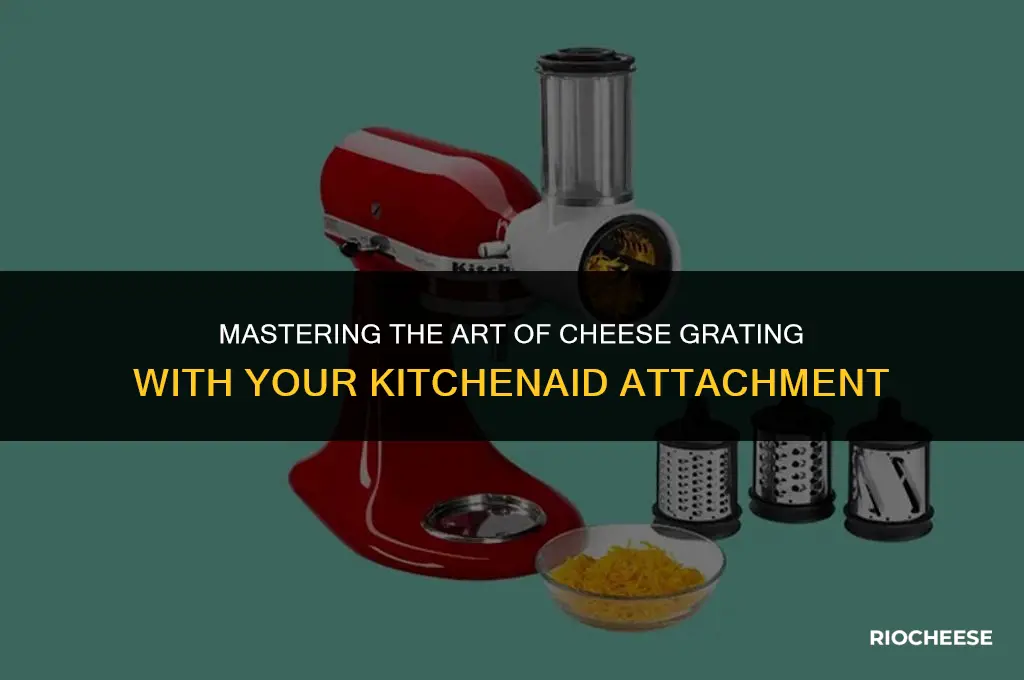 how to use kitchenaid cheese grater