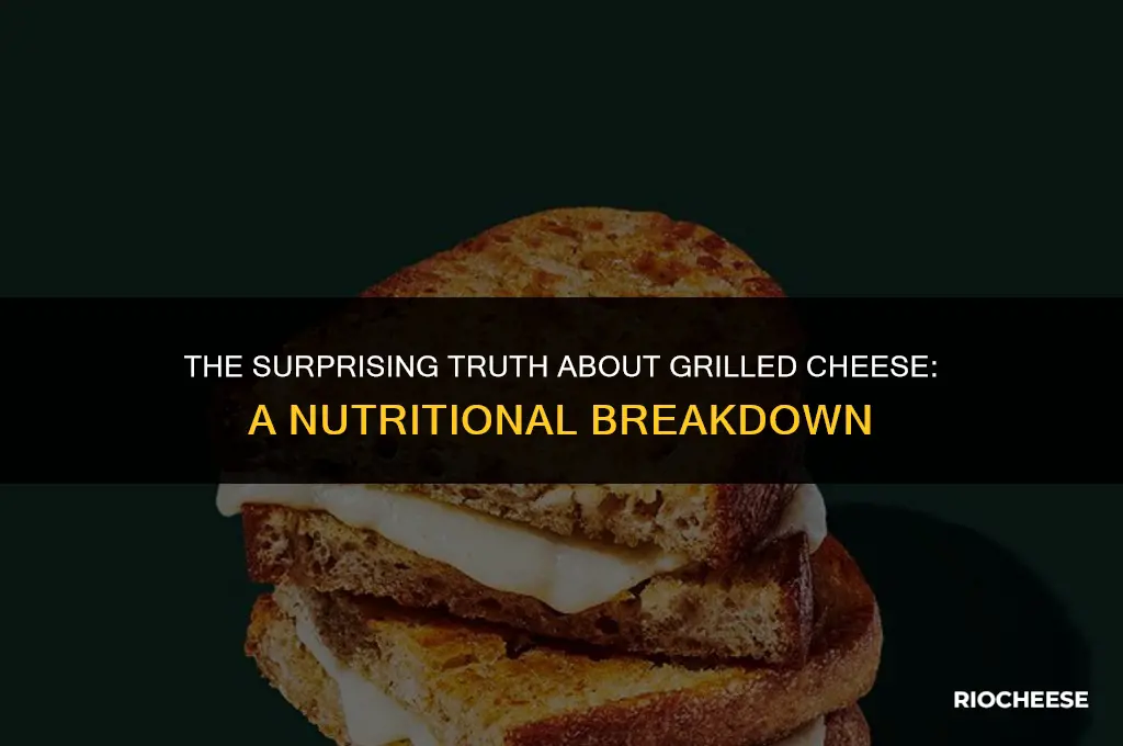 how unhealthy is a grilled cheese