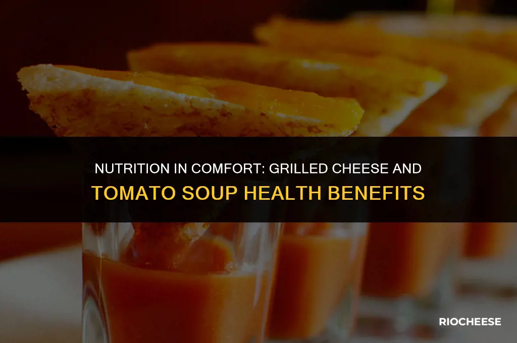 is a grilled cheese and tomato soup healthy