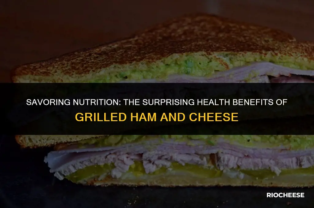 is a grilled ham and cheese sandwich healthy