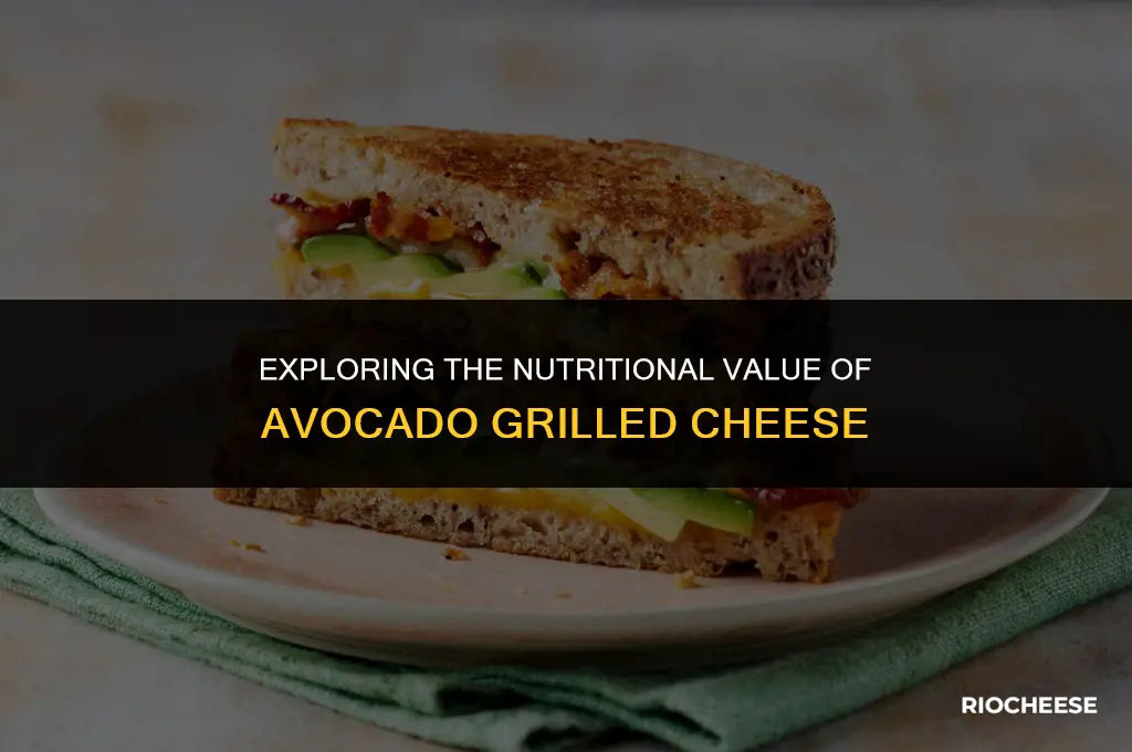 is avocado grilled cheese healthy