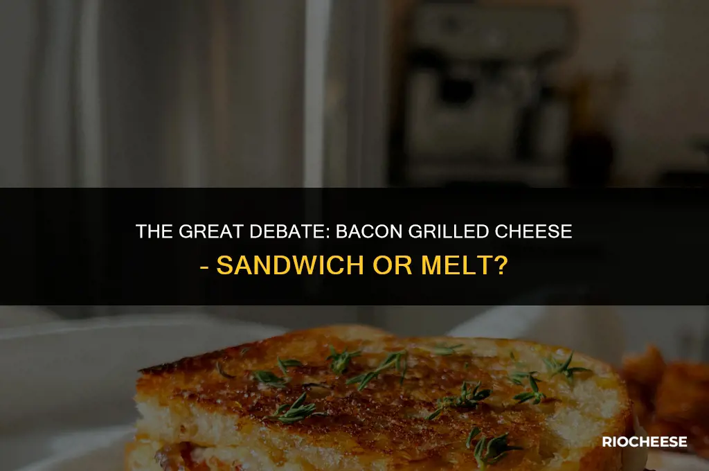 is bacon grilled cheese a sandwich or a melt