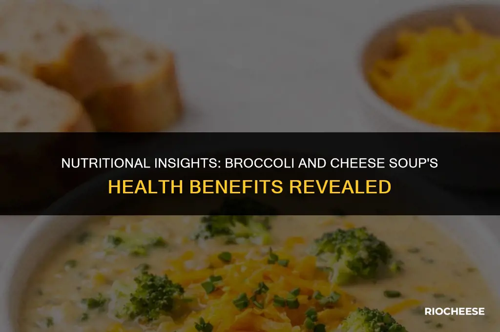 is broccoli and cheese soup healthy