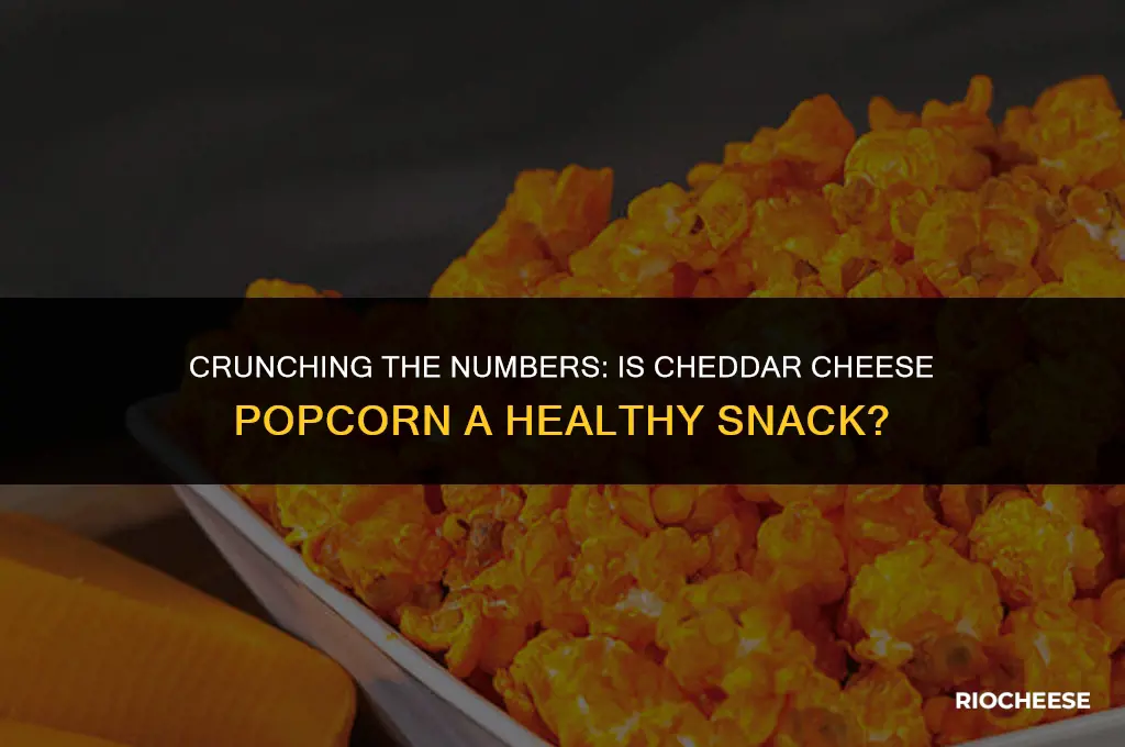 is cheddar cheese popcorn healthy
