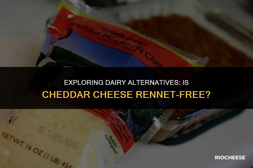 is cheddar cheese rennet free
