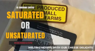 The Truth About Cheddar Cheese: Saturated or Unsaturated?