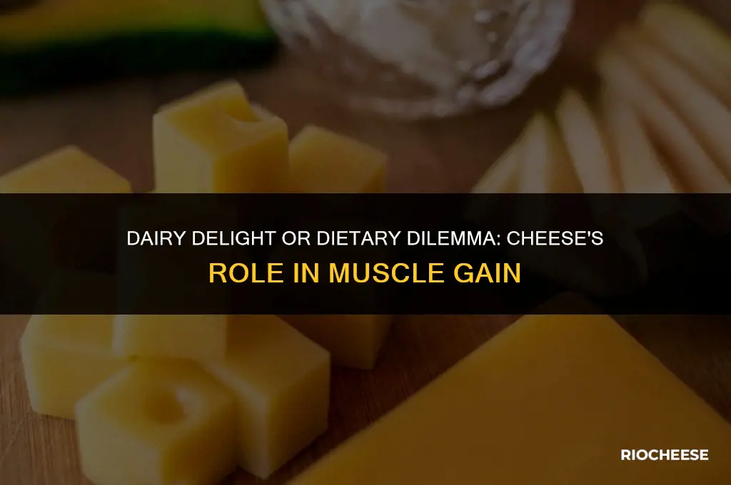 is cheese good for gaining muscle