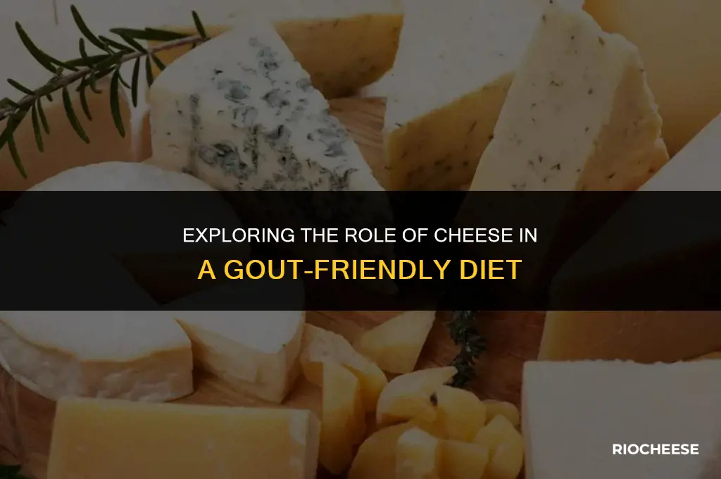 is cheese good for gout diet