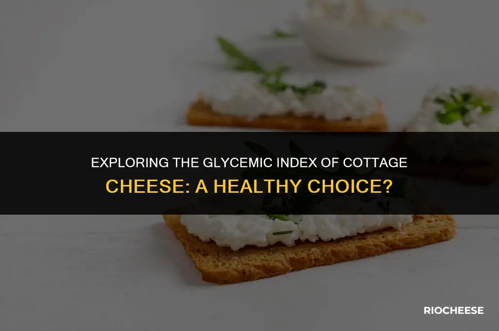 is cottage cheese low gi