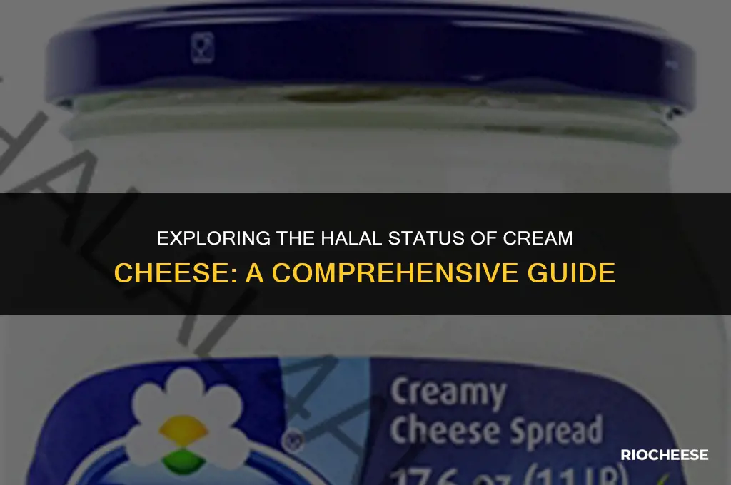 is cream cheese halal