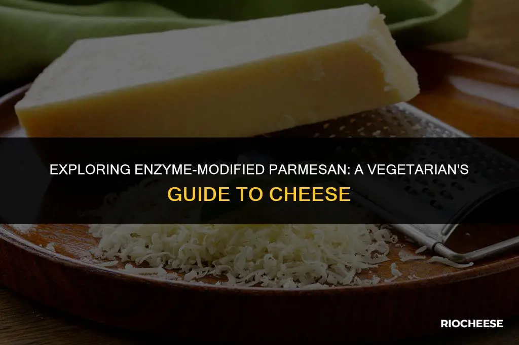is enzyme modified parmesan cheese vegetarian