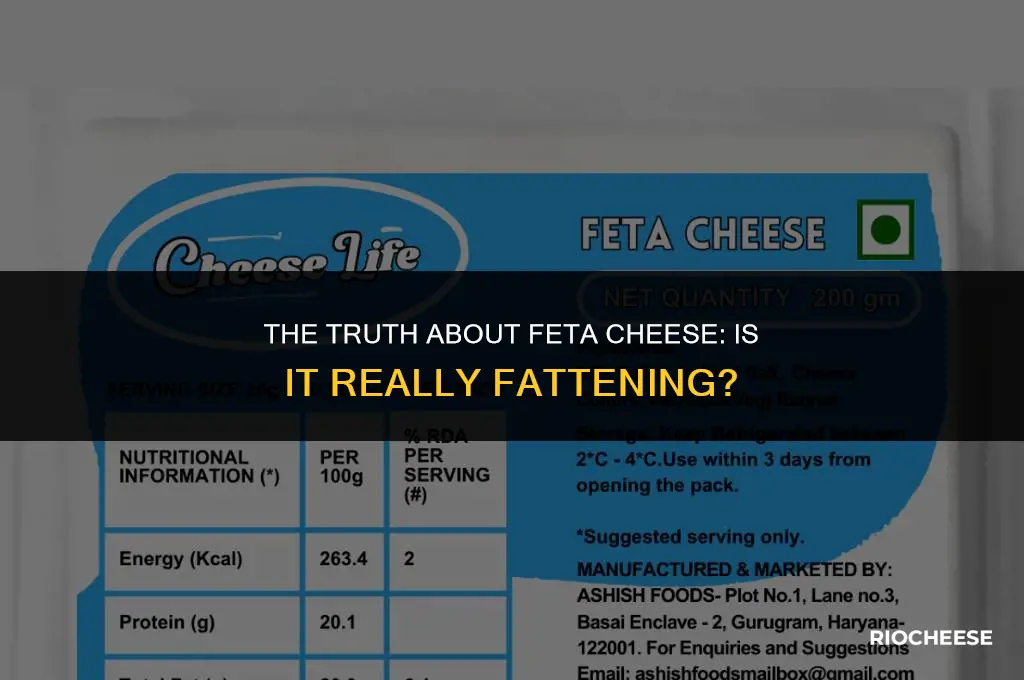 is feta cheese fattening