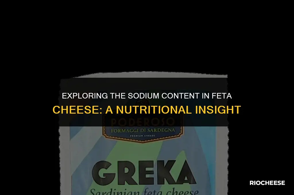 is feta cheese high in sodium