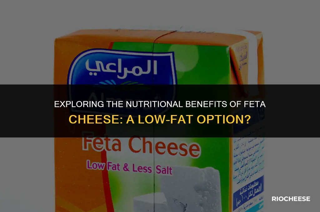 is feta cheese low fat