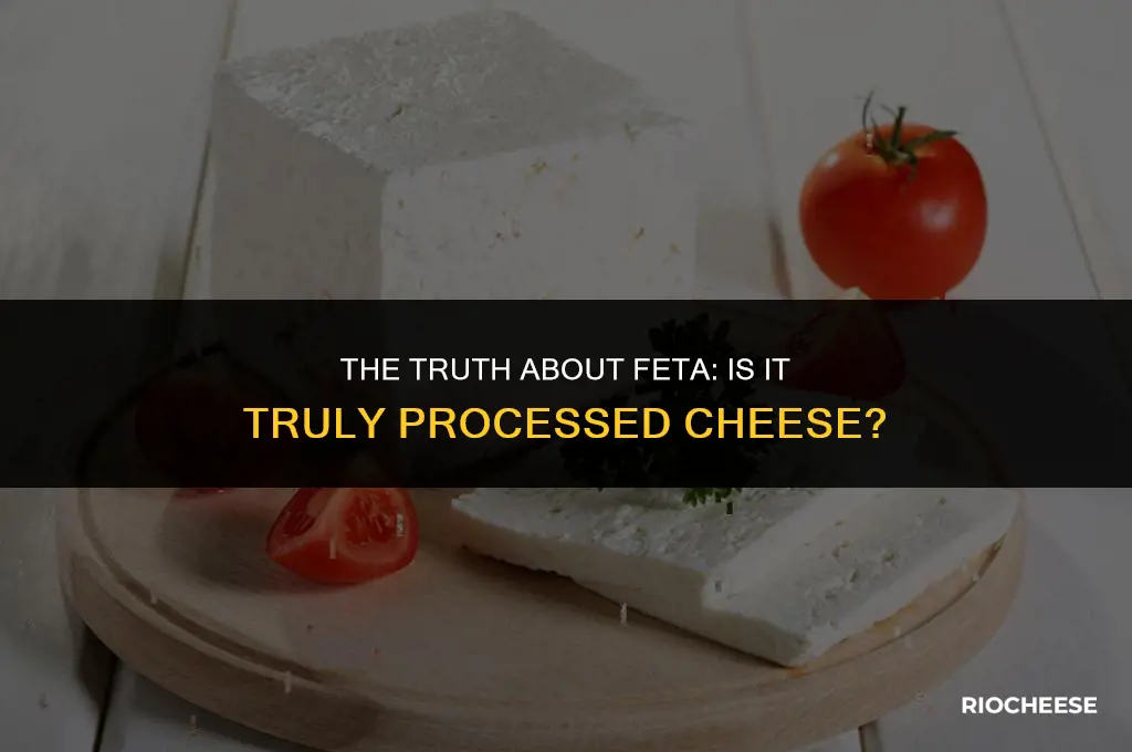 is feta processed cheese