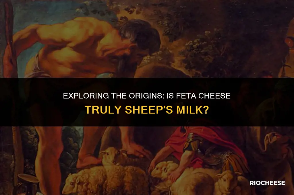 is feta sheep cheese