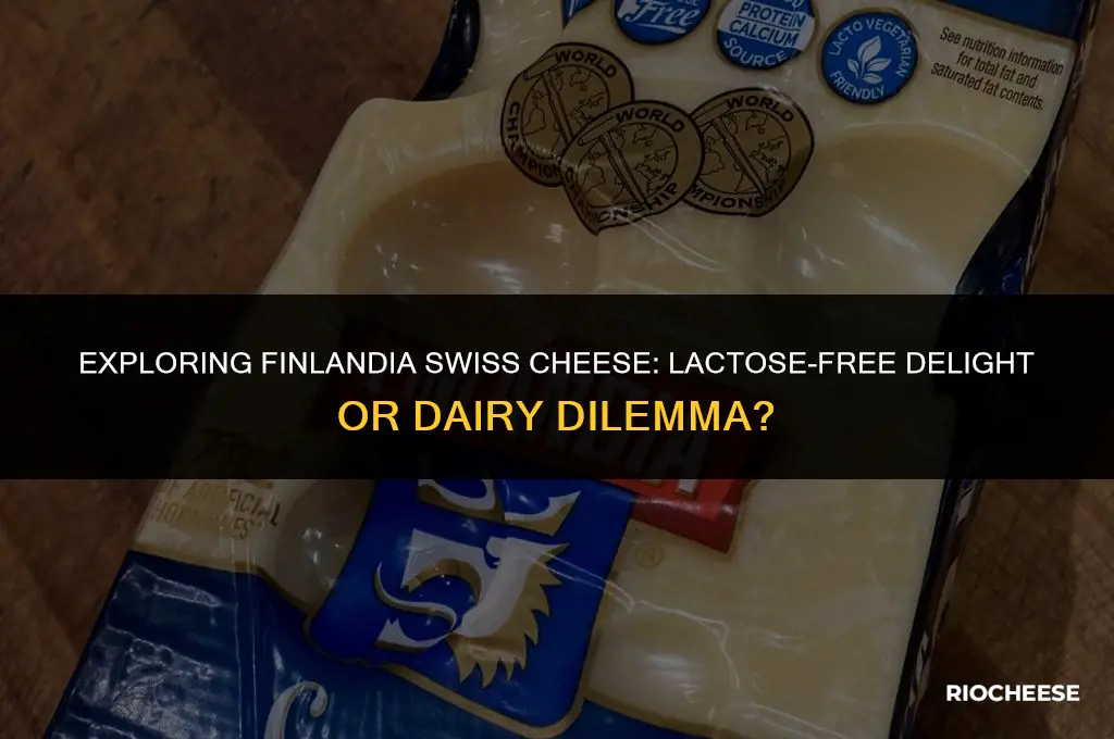 is finlandia swiss cheese lactose free