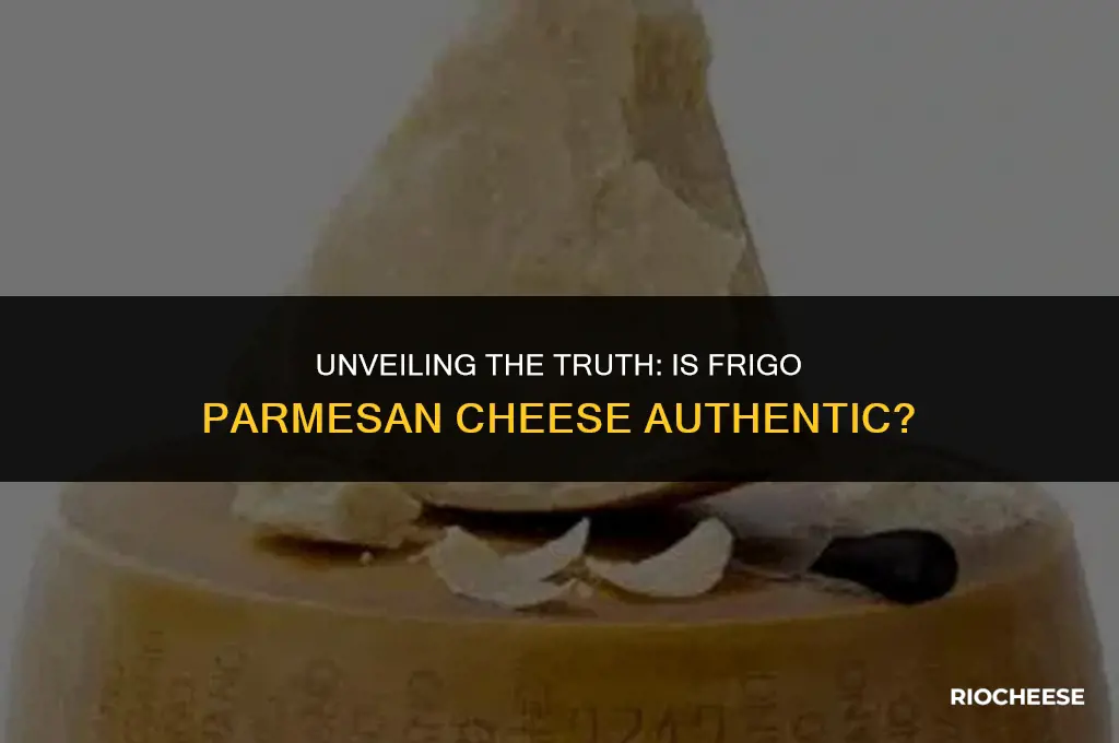 is frigo parmesan cheese real