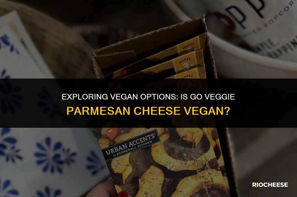 is go veggie parmesan cheese vegan