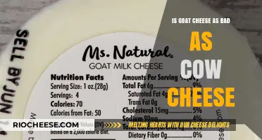 Goat Cheese vs. Cow Cheese: Unraveling the Nutritional Debate