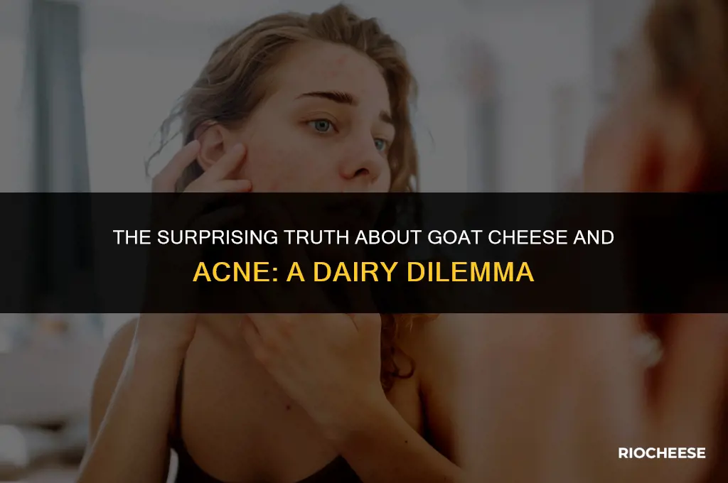 is goat cheese bad for acne