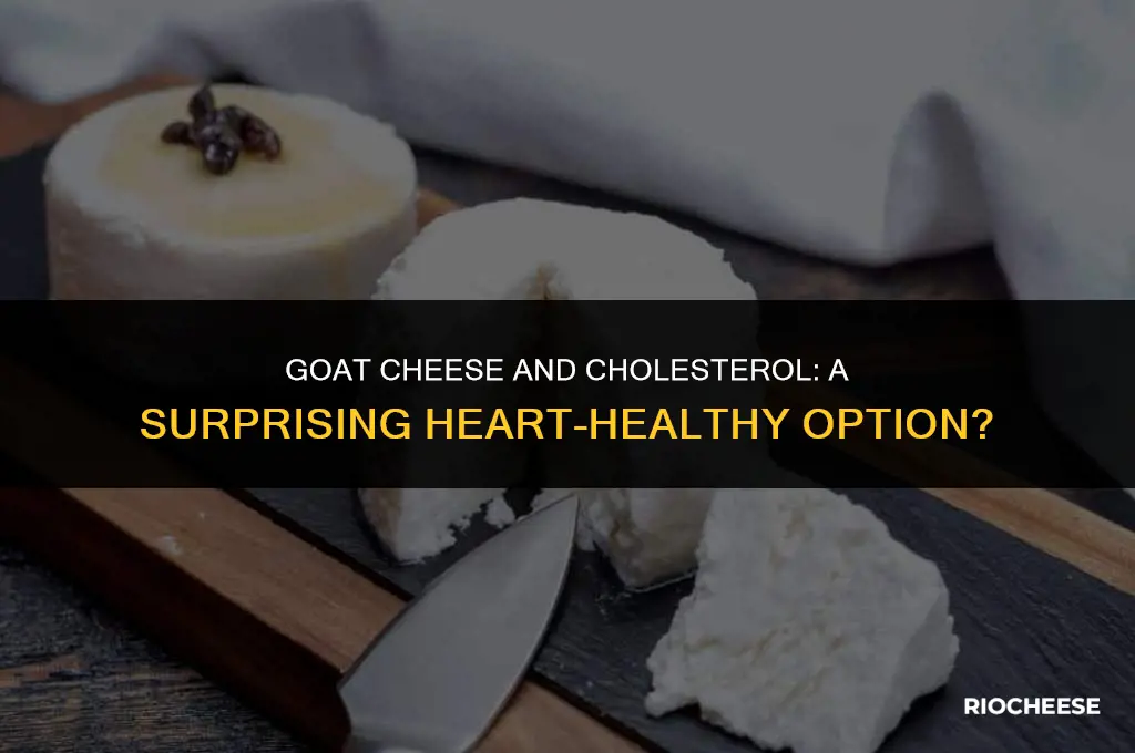 is goat cheese bad for high cholesterol