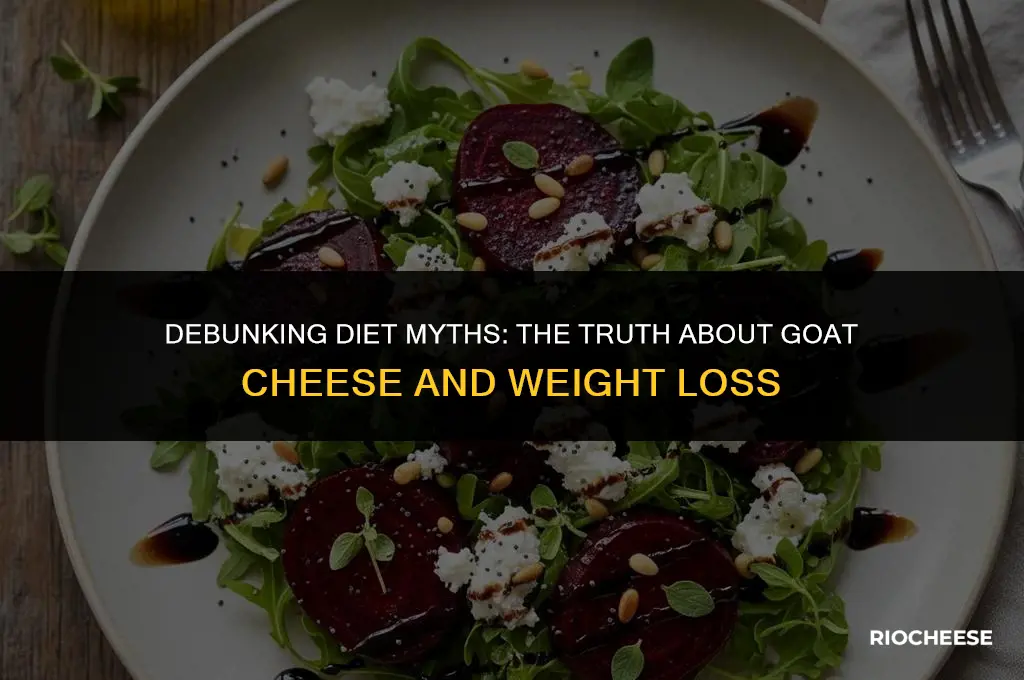 is goat cheese bad for weight loss