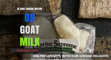 Goat Cheese vs. Goat Milk: Which One Reigns Supreme?