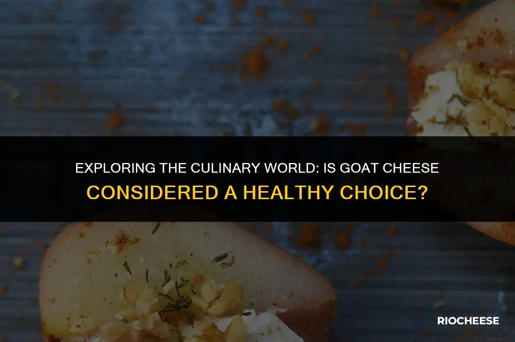 is goat cheese consid