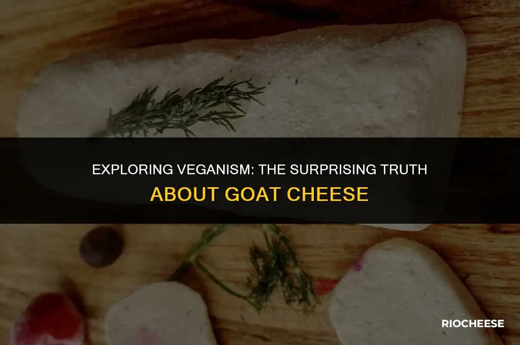 is goat cheese considered vegan