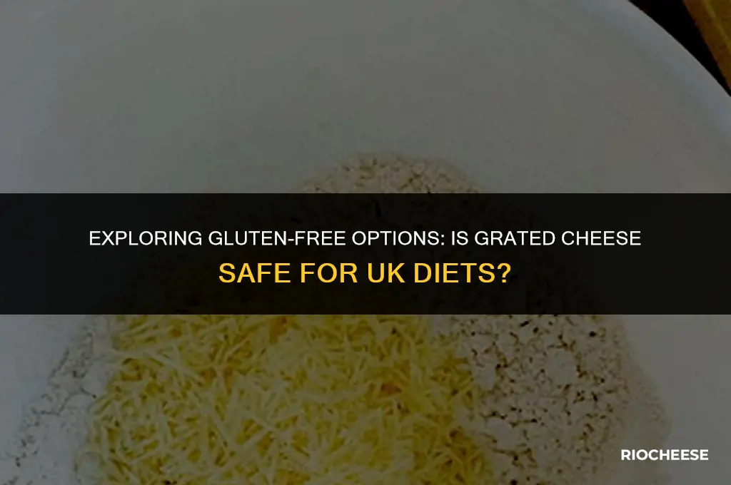 is grated cheese gluten free uk
