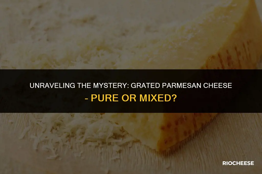 is grated parmesan cheese a pure substance or mixture