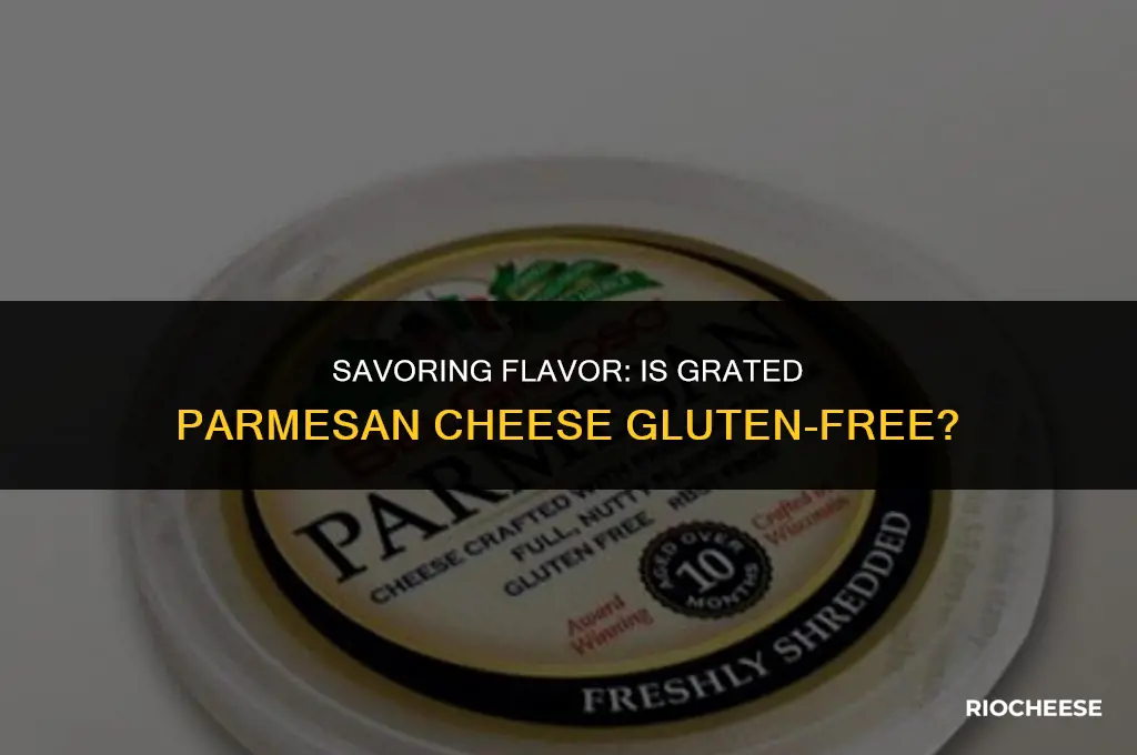 is grated parmesan cheese gluten-free