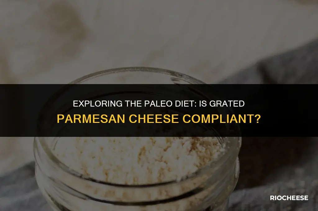 is grated parmesan cheese paleo