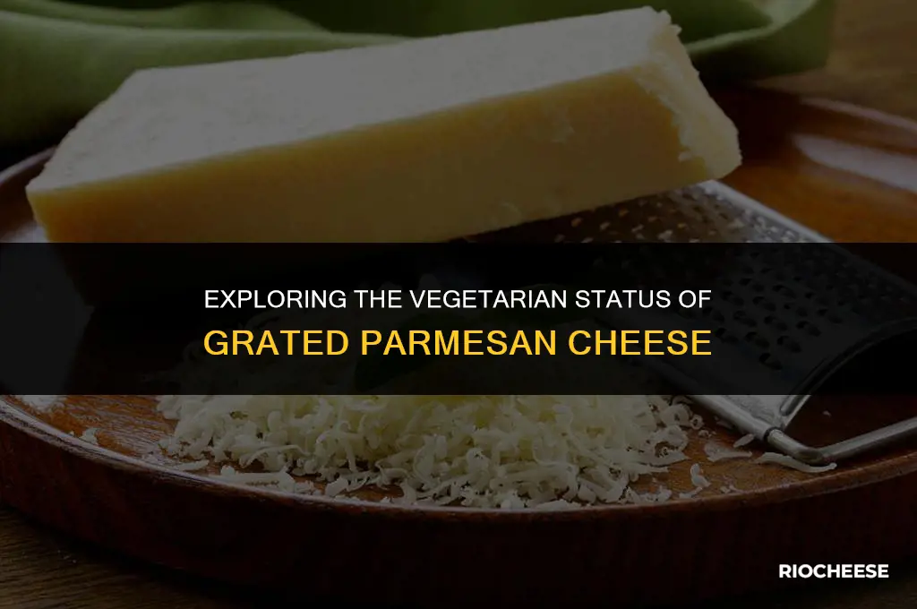 is grated parmesan cheese vegetarian