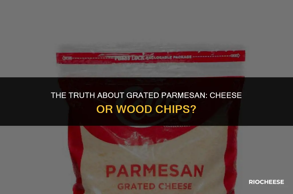 is grated parmesan cheese wood chips